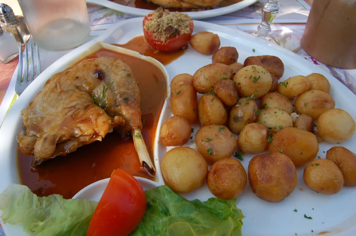 International food typical of The Woodlands Restaurant
